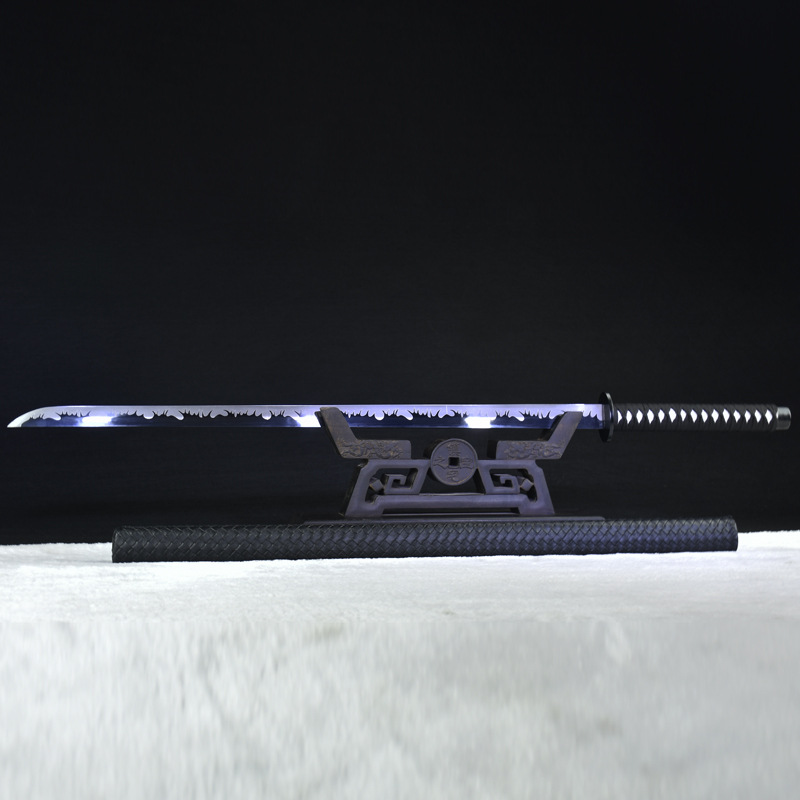 龙泉市刀剑高锰钢发黑传统宝剑