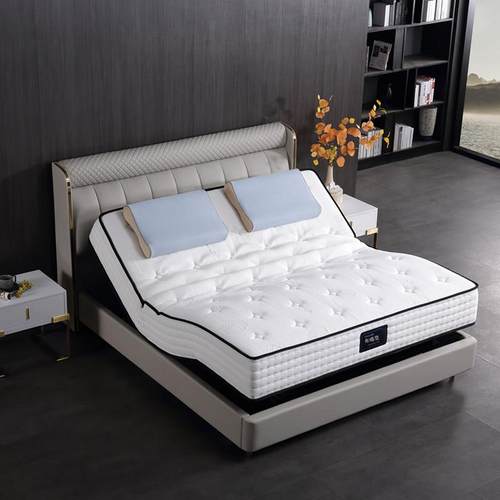 智能床哄睡自动升降电动震动按摩声控多功能定制记忆棉独立袋弹簧