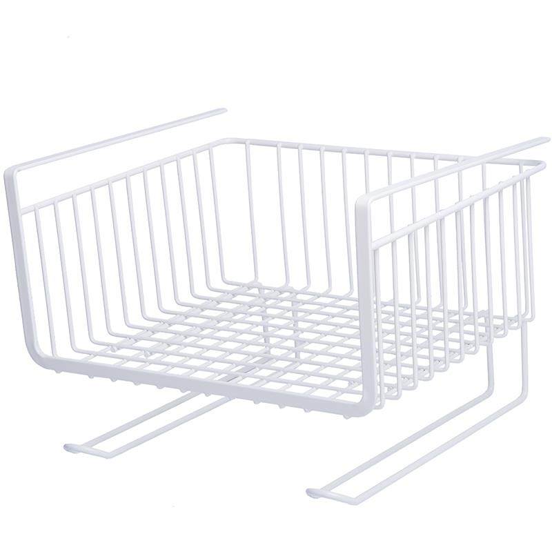 贺里厨房橱柜下挂篮吊柜隔板衣柜分层架子挂式桌下隔层收纳整理架