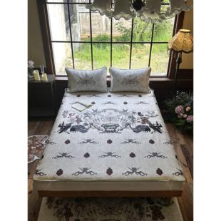 深色风格 洛丽塔夏季 冰丝绸垫机洗透 甜美和凉爽 咨询娃娃哥特风格