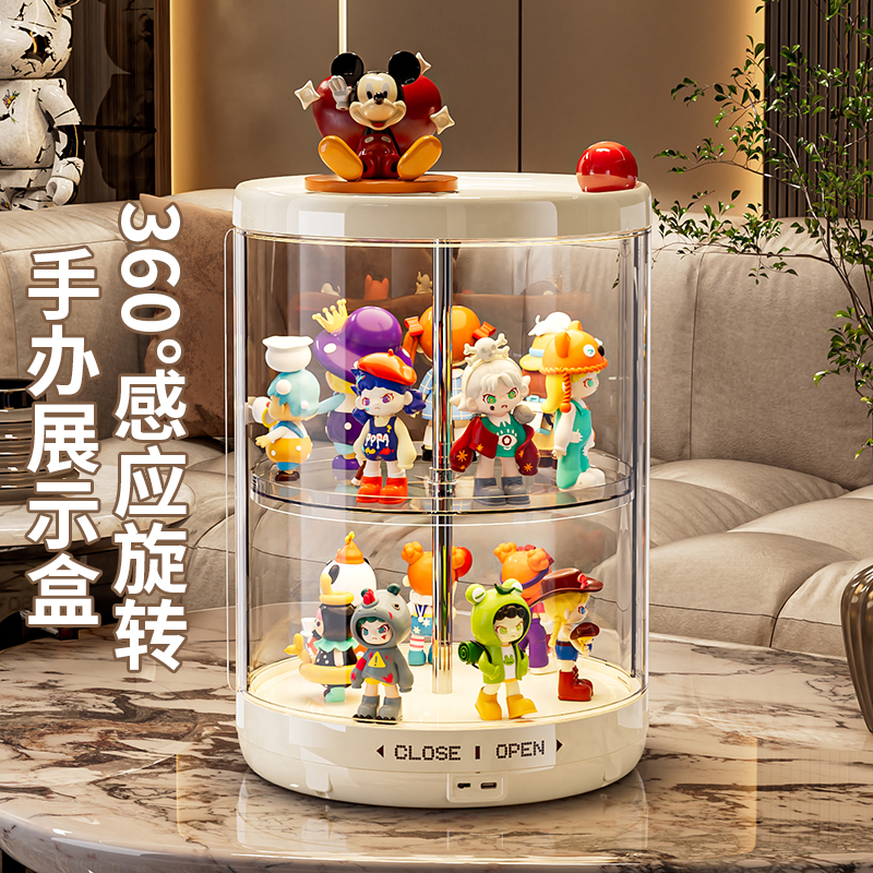 盲盒收纳展示架手办透明展示柜