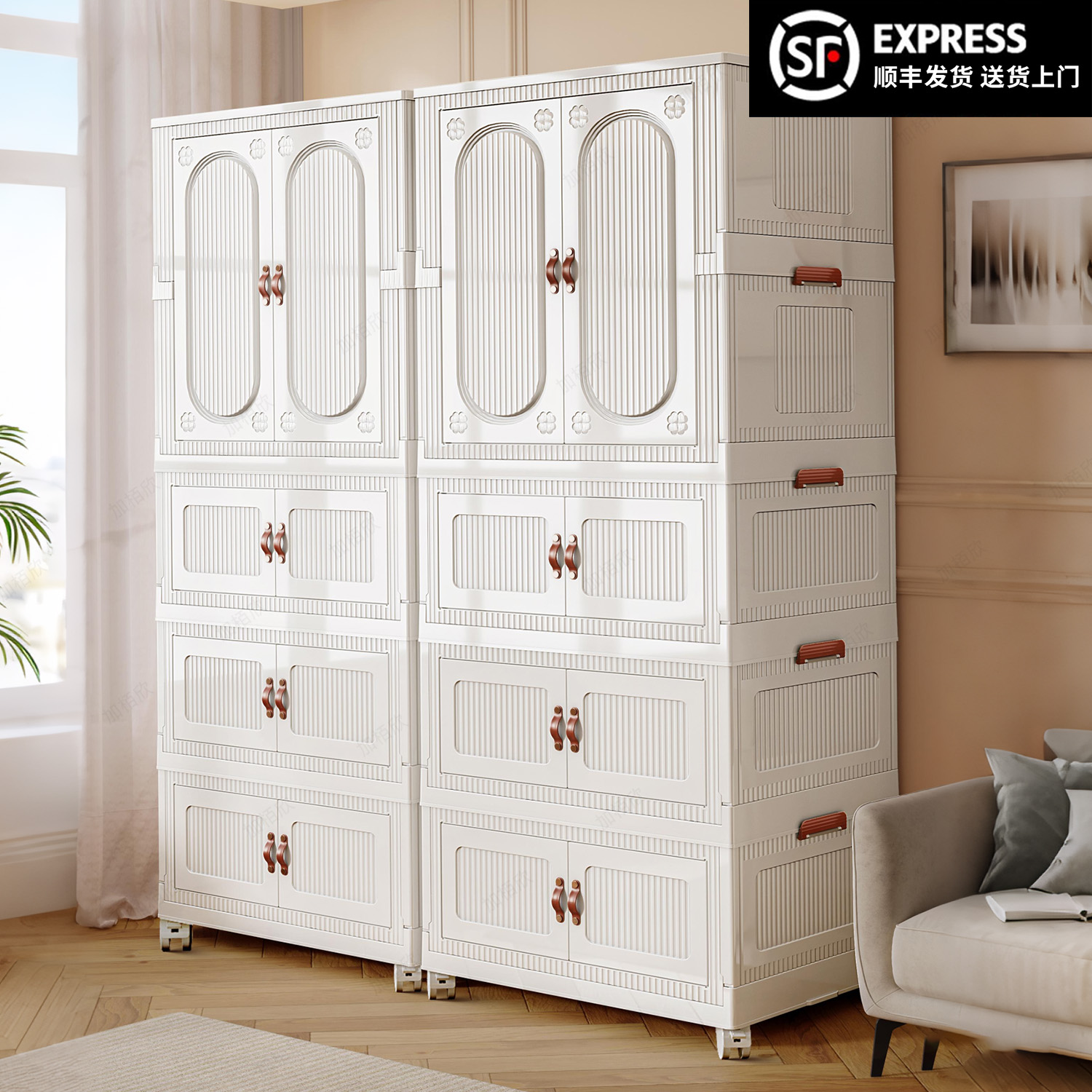 宝宝儿童简易衣柜家用衣服收纳柜