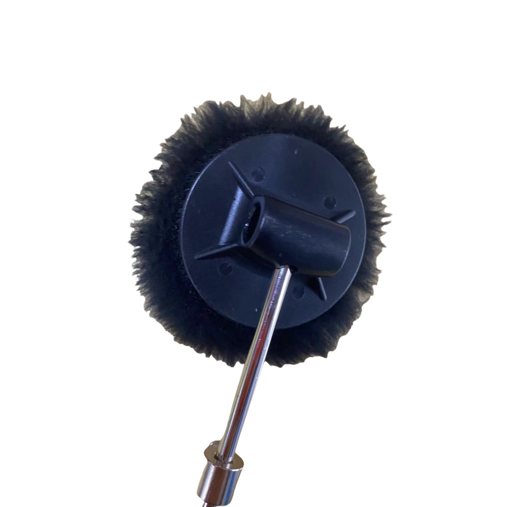 架子鼓单踩双踩底鼓踏板硬件配件槌头锤头 羊毛踩锤圆形黑色