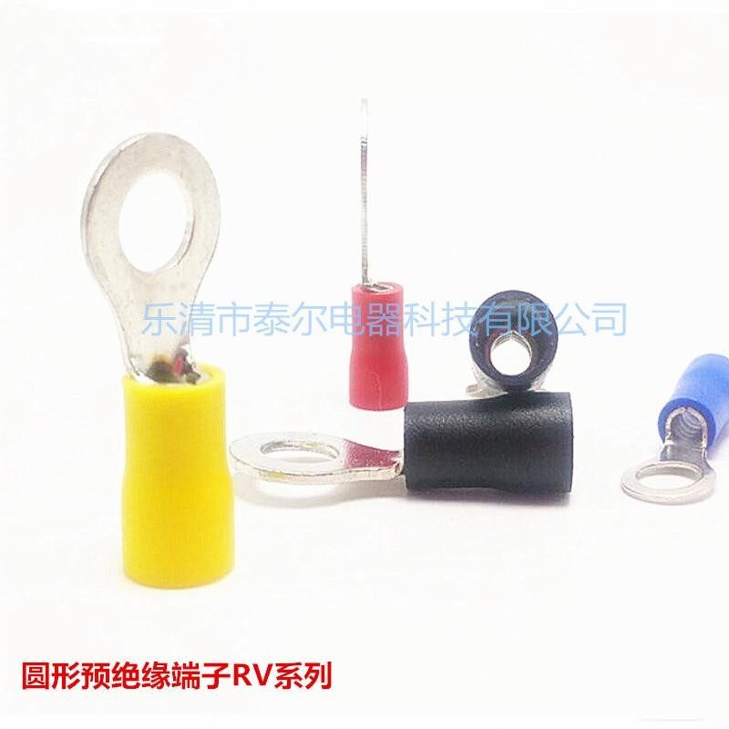 供应圆形预绝缘端头/RV3.5-5/圆形冷压端头/端子/接线端子 500个