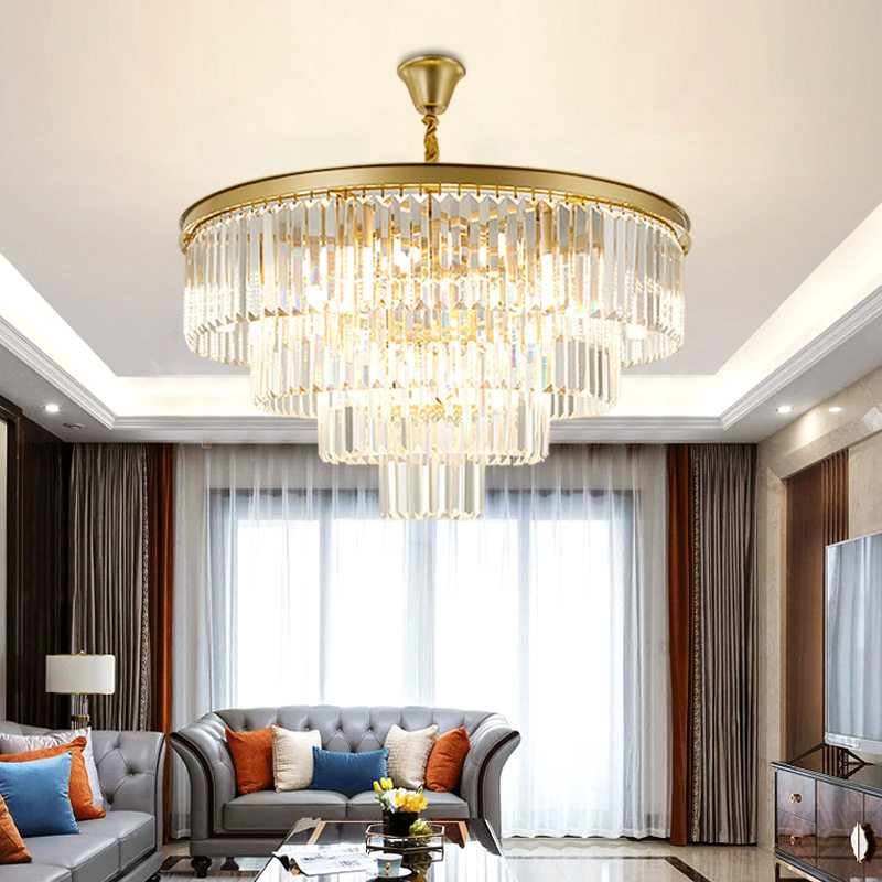 欧式水晶灯轻奢后现代客厅灯简约创意卧室别墅酒店复式楼大吊灯具,电子元器件市场,电线扎带/束线带,淘宝优惠券,粉丝福利购,淘宝优惠卷