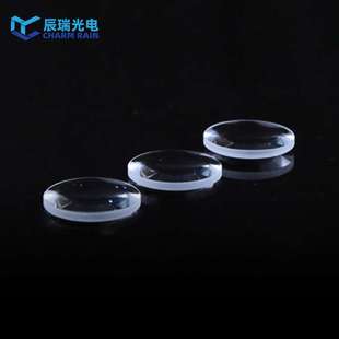现货红外光学元件单晶氟化钙双凸透镜焦距15mm红外线透光率