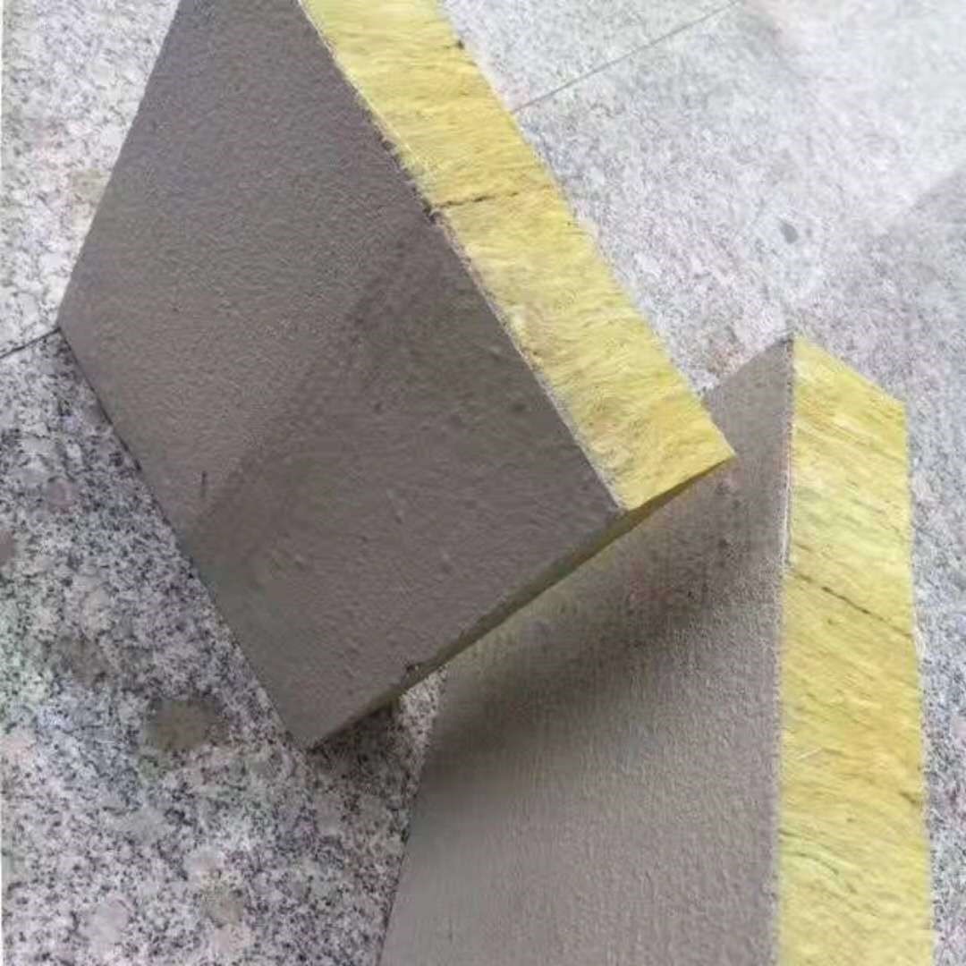 石家庄砂浆纸岩棉复合板防火聚氨酯岩棉复合板插丝岩棉复合板厂
