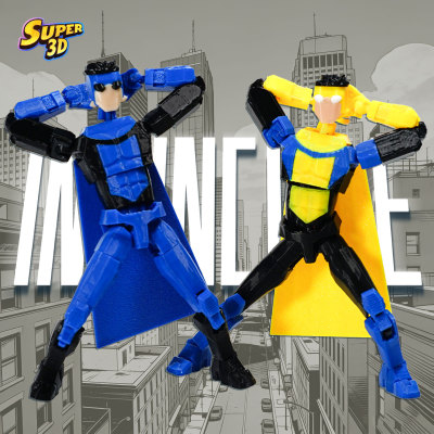 无-敌小子3D打印可动人偶手办