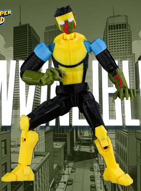 3D打印多关节超可动人偶玩具丧尸无-敌变种配色手办模型成品摆件