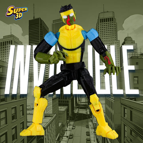 3D打印多关节超可动人偶手办