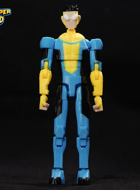 3D打印多关节超可动人偶玩具眼罩无-敌变种配色手办模型成品摆件