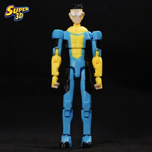 3D打印多关节超可动人偶玩具眼罩无敌变种配色手办模型成品摆件