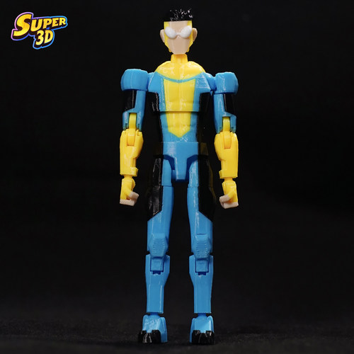 3D打印多关节超可动人偶玩具