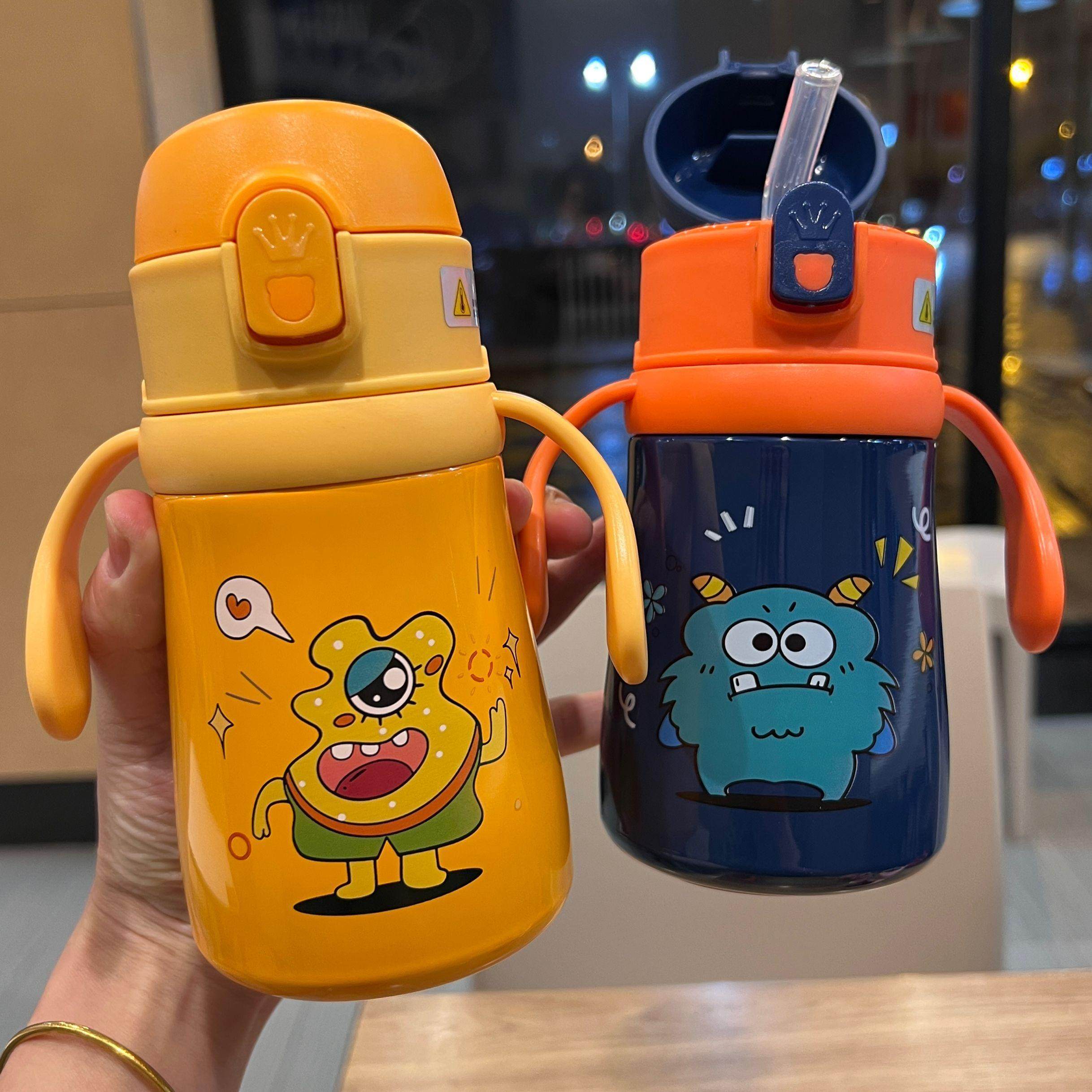 儿童保温杯带手柄316食品级两用带手柄吸管杯婴儿学饮水杯幼儿园,餐饮具,保冷/保温杯,淘宝优惠券,粉丝福利购,淘宝优惠卷