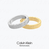 35000444 RING CK双环古花戒指 Klein Twisted 2023 Calvin