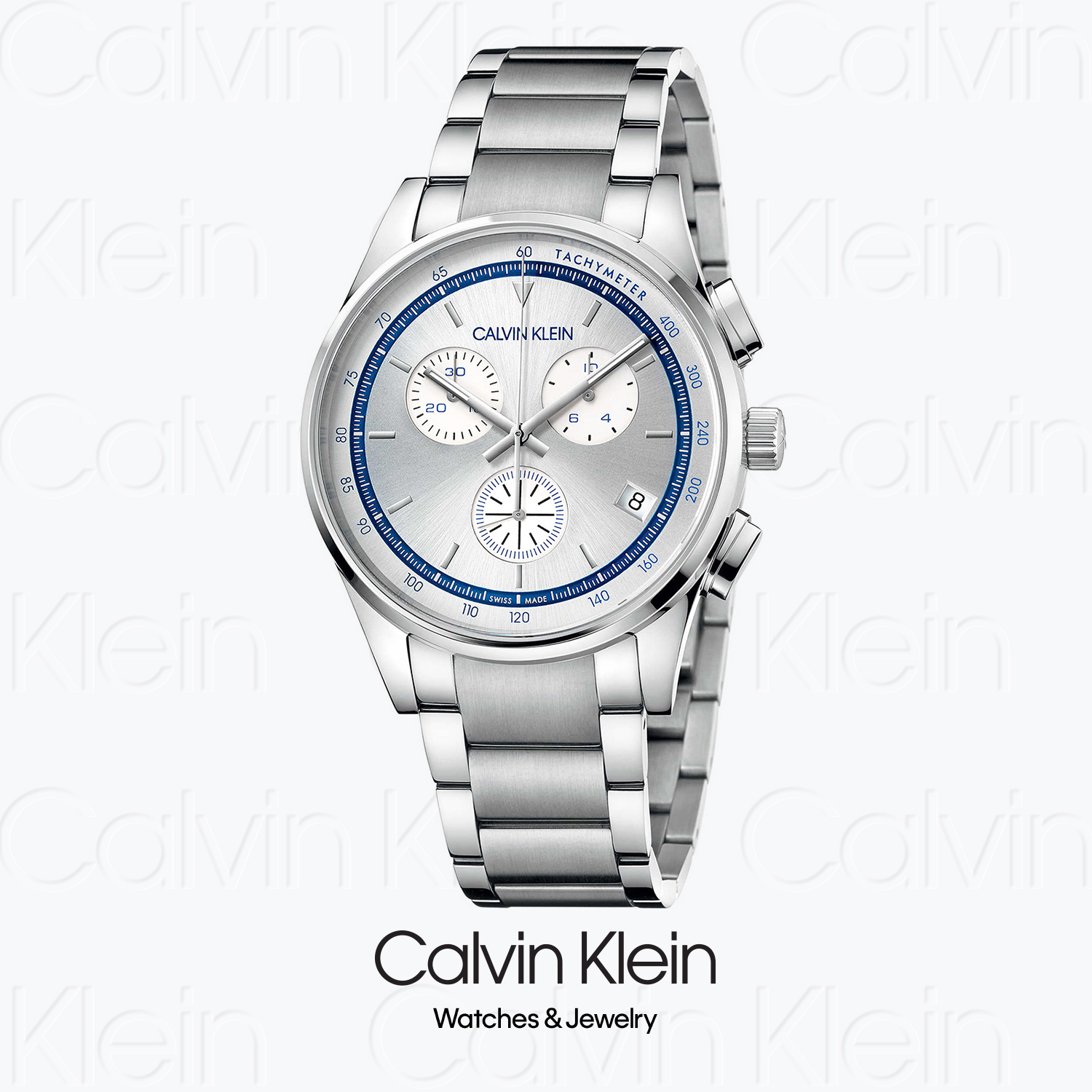 CalvinKlein男士运动计时腕表