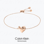2023 Heart Calvin BRACELET Klein Faceted 35000040 CK手链