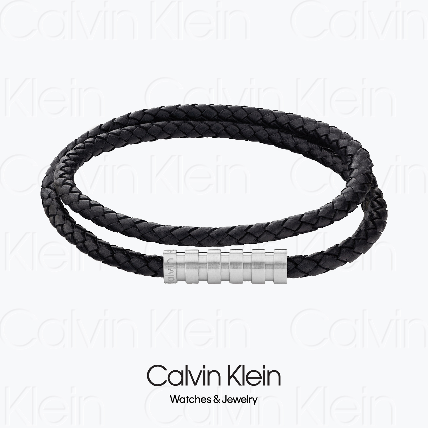 CalvinKlein男款双线手链