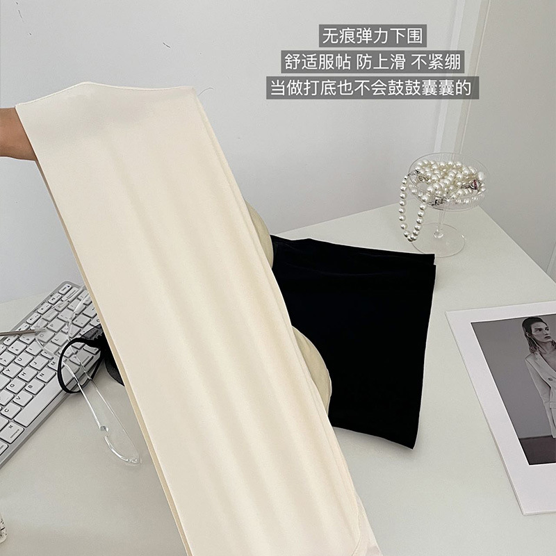 法式缎面网纱小吊带背心女2025新款夏季外穿免穿文胸打底上衣内搭