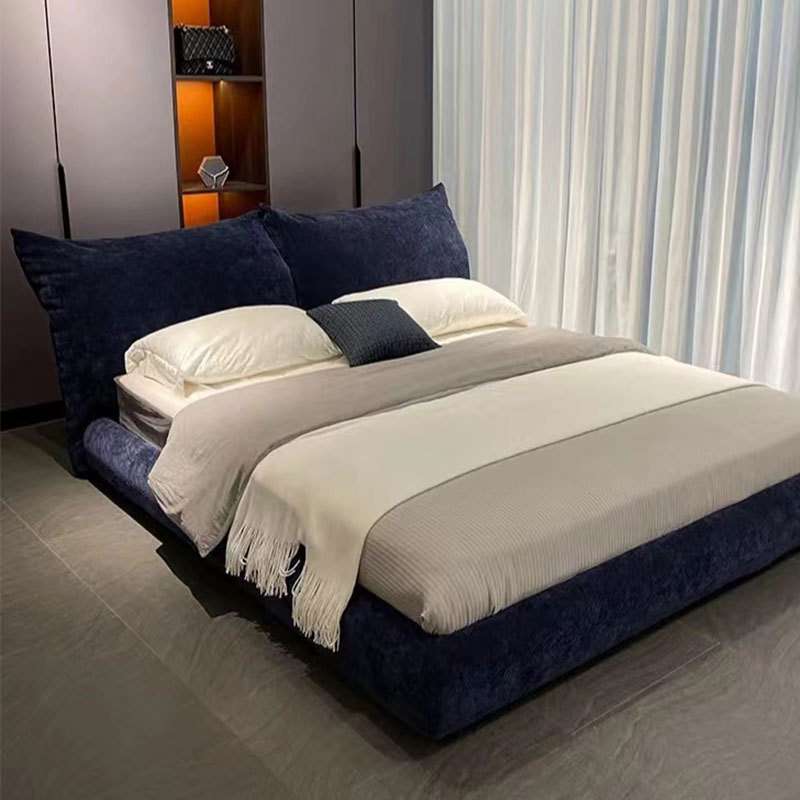 Edra花瓣床意式高端布艺床现代简约网红设计师床1.8米主卧双人床