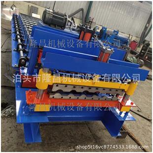 山东济南全自动彩钢琉璃瓦机 铁皮瓦滚轧成型机 仿古琉璃瓦设备