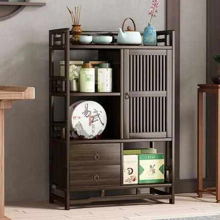 茶水柜办公室茶柜置物架家用柜茶桌边台茶叶柜茶叶茶具收纳新品