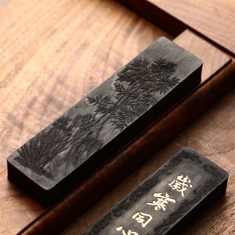 锦瑟文房油烟墨锭6种书法小楷练习创作专用徽墨老墨块墨条纯手工