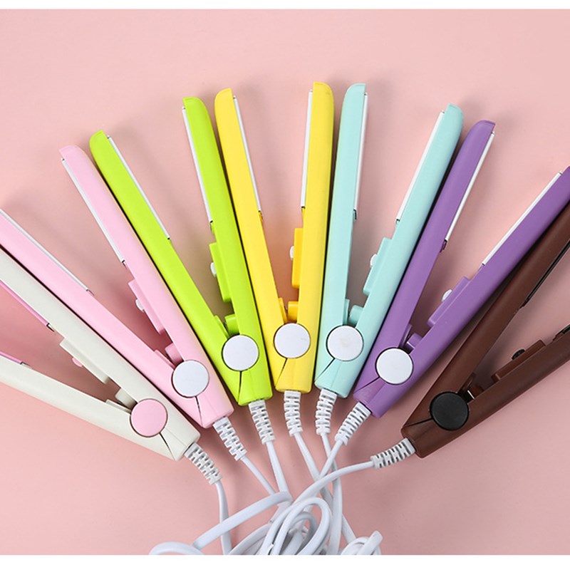 卷发直发创意美发器迷你小夹板烫发器新款家用电夹板直发器刘海夹