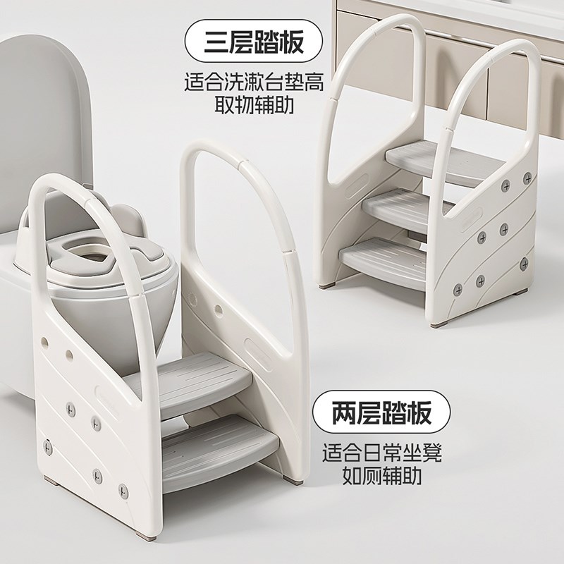 慕酷宝宝洗手台阶凳儿童垫脚凳婴幼儿洗脸楼梯洗漱台踩凳脚踏增高