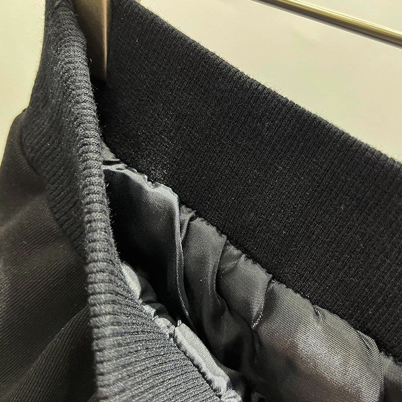 黑色太空棉短裤女2024秋冬松紧腰阔腿裤宽松显瘦高腰a字休闲靴裤