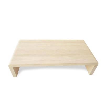 实木护颈电脑显示器增高架底坐支架加高桌面键盘收纳架置物架定制