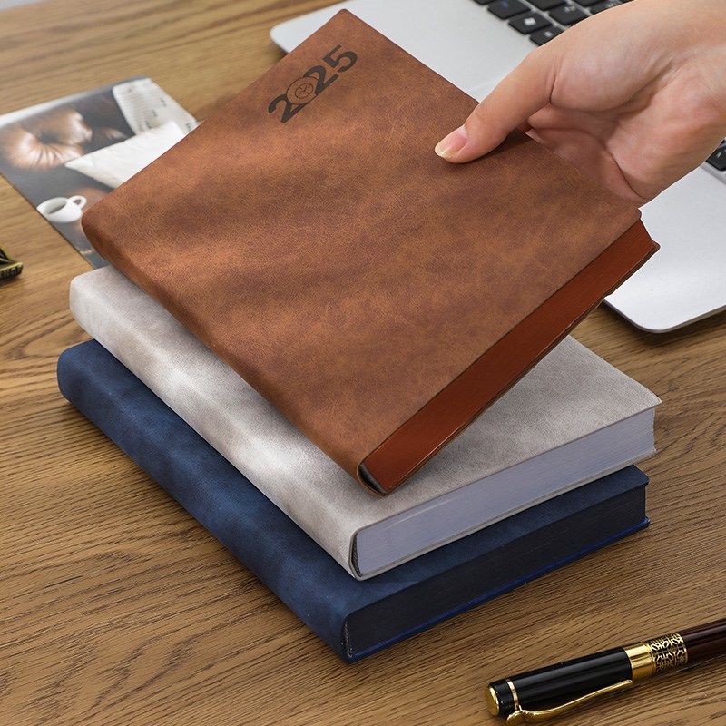 2025年日程本周计划日历打卡本简约笔记本子手帐记事本效率手册本