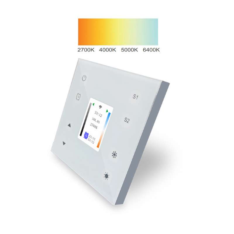 86型 0/1-10V PWM 10V信号有源 无源 APP远程控制 LED调光调色器