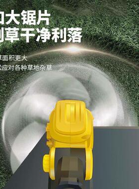 草无刷电OUK动割草机机家用除机锂电打草充电式草坪带机轮子