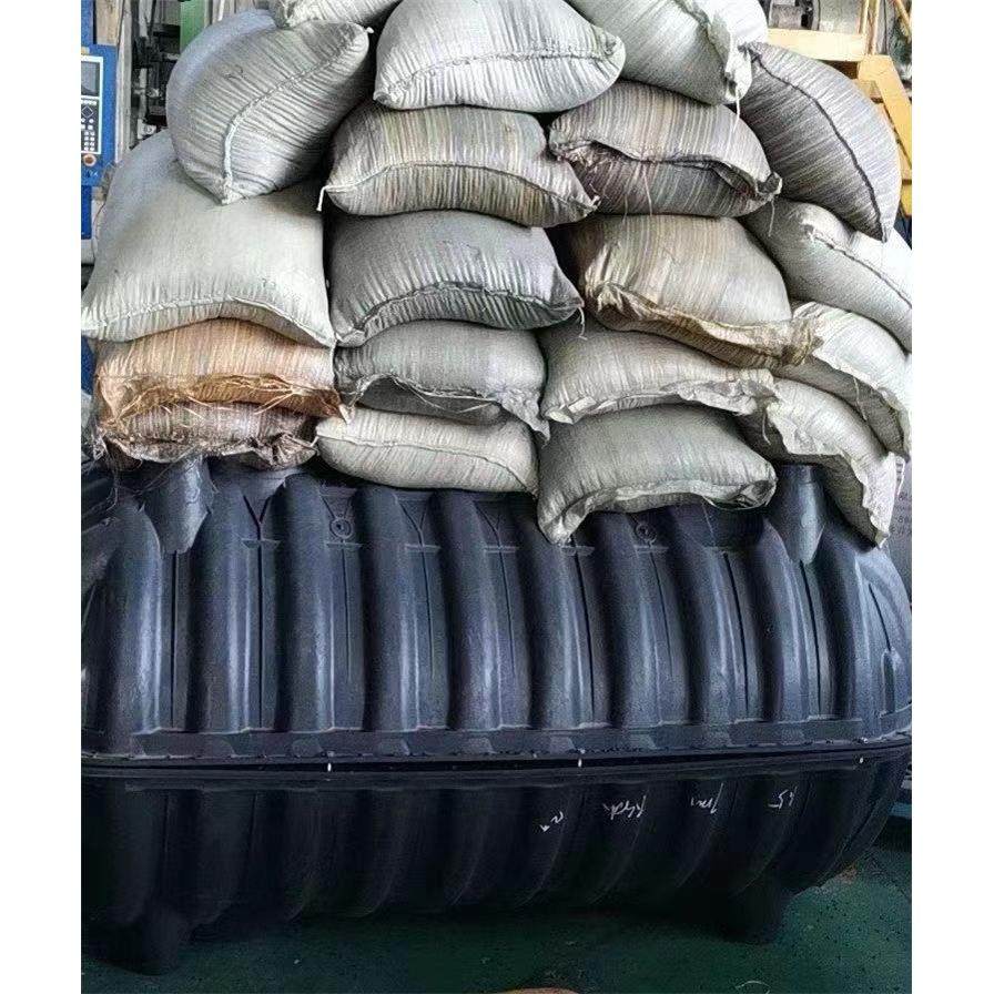 三格式化粪池Pe组装黑色塑料五五开化粪池农村干式厕所改装厂直接