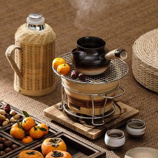 围炉煮茶烤火炉套装 2023年新款 户外茶器具全套家用炭炉打边炉陶壶