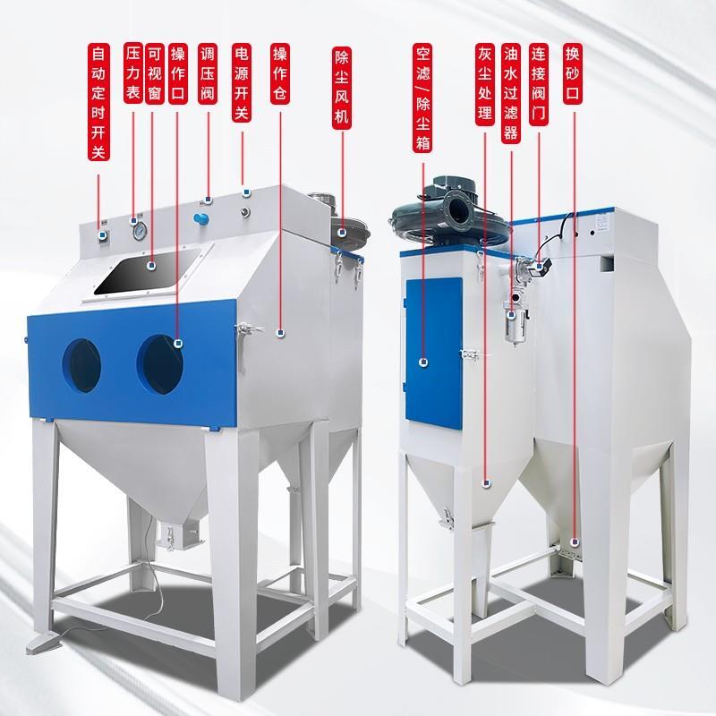 喷砂机小型手动9080型高压喷沙机除锈抛光翻新模具去氧化皮打砂机