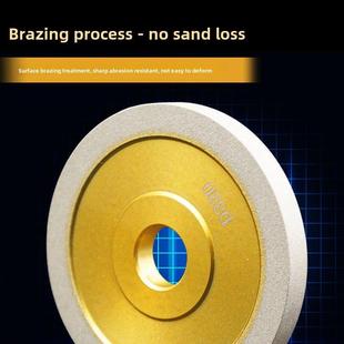 钎焊合金平行砂轮钻石金刚石U2磨刀机磨钨钢金属高硬度陶瓷铣刀