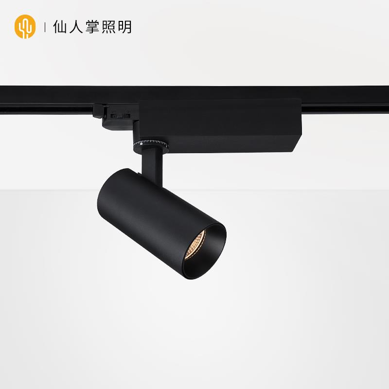 仙人掌照明猪嘴轨道灯嵌入式led导轨射灯明装滑轨无主灯具