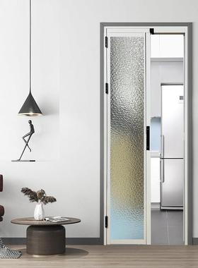 极窄边框pd门卫生间折叠推拉pt门厨房推拉平开一体趟折门PD移动门