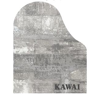 三角钢琴形状地毯北欧轻奢风加字logo琴行地垫隔音减震造型毯定制