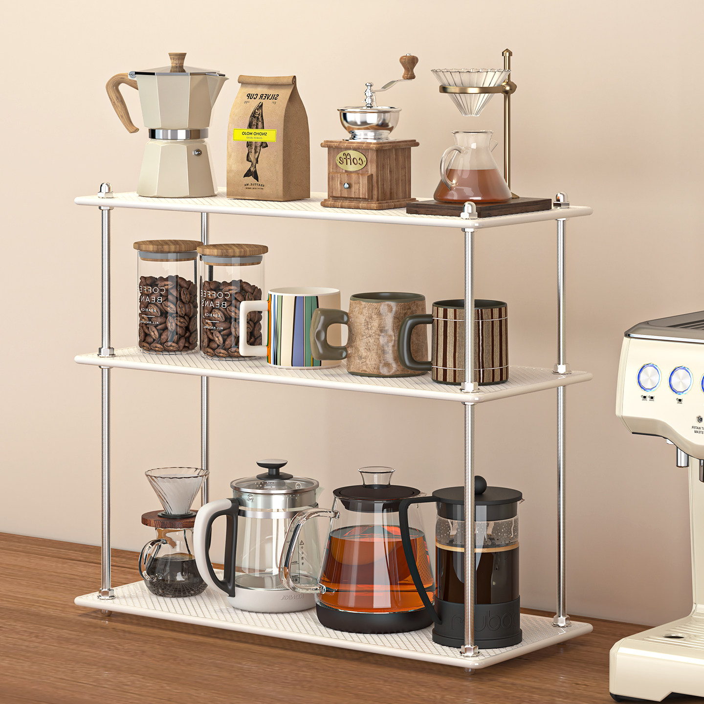 桌面多层杯具收纳架2025年限定