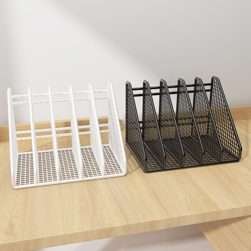 金属文件架办公桌置物架书架桌面文件框文件夹收纳盒档案资料办公室用品大全书本收纳整理架多联收纳架书立架