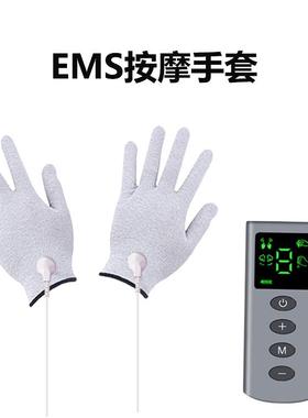 2025热销TENS智能按摩手套EMS脉冲便携式手部按摩理疗仪导电手套