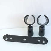 一拖二三四五台式 金属 话筒架双头四头会议麦克风桌面支架演讲台式