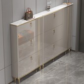 入户玄关柜小户型 家用门口极窄2024爆款 轻奢超薄翻斗鞋 柜17cm薄款