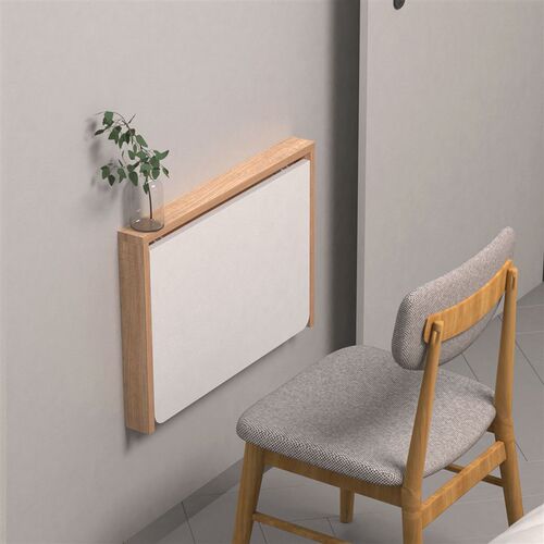 超窄壁挂式多功能可折叠桌板小户型挂墙收纳学习桌可挂墙靠墙餐桌