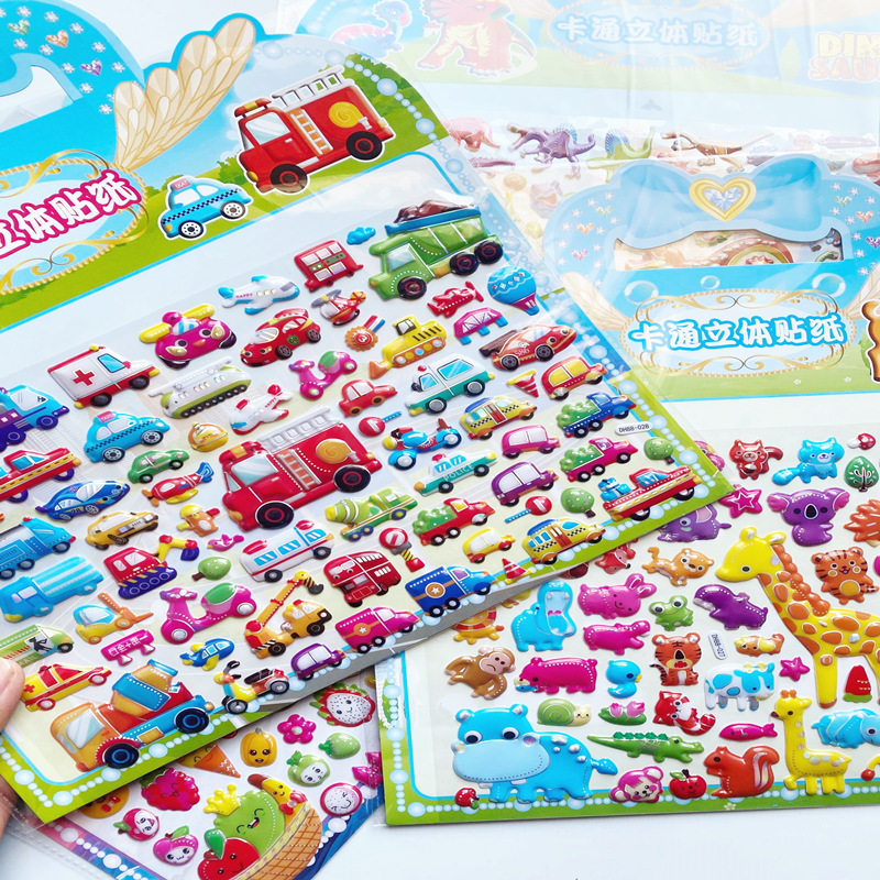 厂家直供DIY创意PVC烫金泡泡贴幼儿儿童DIY贴纸耐刮不脱壳趣味,家居饰品,桌面摆件,淘宝优惠券,粉丝福利购,淘宝优惠卷