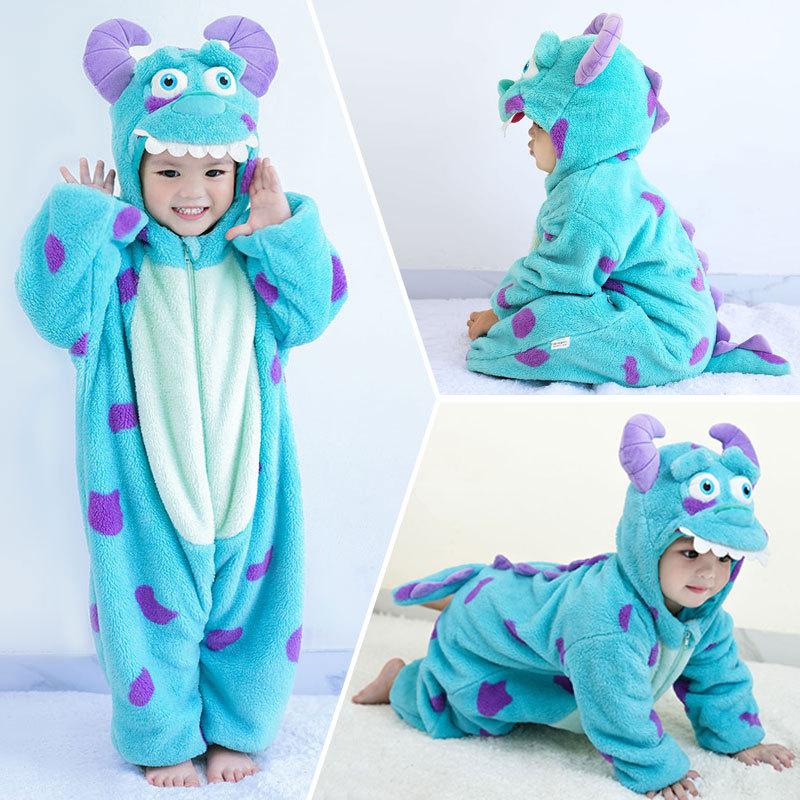 婴儿保暖睡衣哈衣爬衣