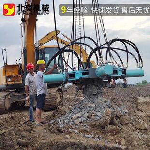 高铁桥梁桩建设桩基头灌注桩破除器混凝土桩液压破桩机
